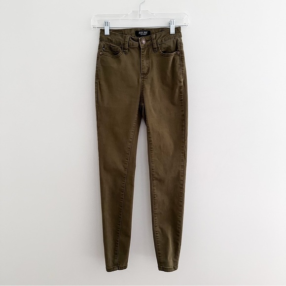 Judy Blue Olive Green Skinny Fit Stretch Jeans Women's Size 24 - Picture 8 of 8